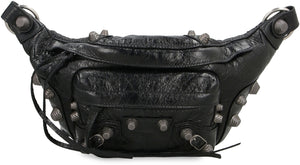 Le Cagole Men leather belt bag-1